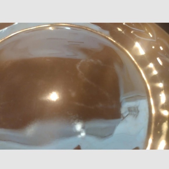 Vintage Fire King Anchor Hocking Peach Luster Laurel Dinner Plate 9in - Picture 2 of 2